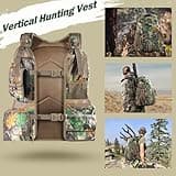 Yeacool Turkey Vest for Hunting with Seat & Game Pouch – Turkey Hunting Vest, Silent Camo Gear，Turkey Hunting Gear for Men & Women, Lightweight Hunting Accessories