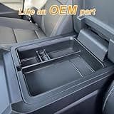2-Piece Center Console Organizer & Armrest Divider Set for 2023-2025 Honda Pilot, 2024-2026 Passport, 2024-2025 Ridgeline | Custom Fit Durable ABS Plastic Storage Tray