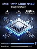 KAIGERR 2025 Laptop, Laptop Computer with Intel Twin Lake N150 Processor(Up to 3.6GHz), 16GB DDR4 512GB SSD Windows 11 Laptop, 15.6" IPS 1080P, USB3.2, Long Battery Life