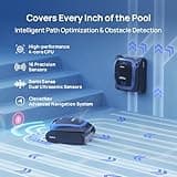 (2025 Upgrade) Beatbot AquaSense 2 Cordless Robotic Pool Vacuum Cleaner, Smart Surface Parking, Double-Pass Waterline Scrubbing, Cleans Floor, Walls and Waterline, Light Blue