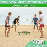 GoSports Slammo Game Set (Includes 3 Balls, Carrying Case and Rules) - Outdoor Lawn, Beach & Tailgating Roundnet Game for Kids, Teens & Adults