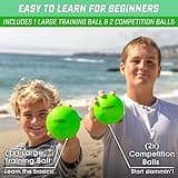 GoSports Slammo Game Set (Includes 3 Balls, Carrying Case and Rules) - Outdoor Lawn, Beach & Tailgating Roundnet Game for Kids, Teens & Adults