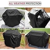 Unicook Heavy Duty Waterproof Barbecue Gas Grill Cover, 65-inch BBQ Cover, Special Fade and UV Resistant Material, Durable and Convenient, Fits Grills of Weber Char-Broil Nexgrill Brinkmann and More