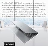 Lenovo IdeaPad 1 Student Laptop, 15.6" FHD Display, Intel Dual Core Processor, 12GB RAM, 512GB SSD + 128GB eMMC, 1 Year Office 365, Wi-Fi 6, Webcam, Bluetooth, SD Card Reader, Windows 11 Home, Grey
