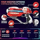 IJO Laser Tag Guns Set of 2 Laser Tag with Digital LED Score Display Vests for Teens, Family and Adults Fun,Birthday Gift Toys for Kids Ages 6 7 8 9 10 11 12+Year Old Boy & Girls
