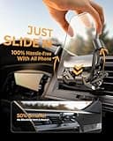 AINOPE Car Phone Holders for Your Car [Ultra Convenient] Air Vent Phone Mount [Upgrade Clamp] Cell Phone Holder Car Interior Accessories Women for iPhone 16 Pro Max 15 Samsung S25 Honda Toyota Mazda