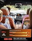 LISEN Retractable Car Charger, 69W USB C Car Accessories Adapter for iPhone 16 USBC Charger Fast Charging, Mothers Day for Gifts, Travel Essentials for Women Men, Road Trip Essentials for iPhone 16 15