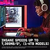 WD_BLACK 2TB SN850X NVMe Internal Gaming SSD Solid State Drive - Gen4 PCIe, M.2 2280, Up to 7,300 MB/s - WDS200T2X0E