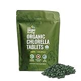On Target Living Organic Chlorella Tablets | USDA Organic | 1000 Tablets | Immune System Boosting | Chlorophyll | Recovery | Athletic Performance | Premium Quality