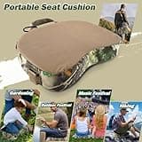 Yeacool Turkey Vest for Hunting with Seat & Game Pouch – Turkey Hunting Vest, Silent Camo Gear，Turkey Hunting Gear for Men & Women, Lightweight Hunting Accessories