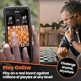 GoChess Mini - AI Electronic Chess Board Game, Light Up Chess Set for Adults & Kids for All Skill Levels with Online Play App - Perfect as a Gift for Smart Board Games Lovers