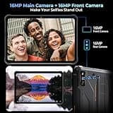 HOTWAV R7 Rugged Tablet Android 13, 15600mAh 10.1 Inch HD+ Waterproof Tablet, 12GB+256GB/(2TB TF) Outdoor Work Tablets, 16MP+16MP Camera Octa Core/Daul SIM 4G/IP68&IP69K/Face ID/GPS/OTG/Widevine L1