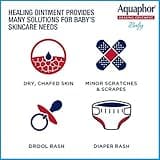 Aquaphor Baby Healing Ointment Advanced Therapy Skin Protectant for Chapped or Dry Skin, Drool Rash and Diaper Rash Ointment, 14 Oz Jar