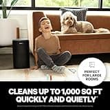 PuroAir 240 HEPA Air Purifiers for Home Large Rooms - Covers Up To 1,000 Sq Ft - Filters Up To 99.9% of Pollutants, Smoke, Pollen, Dust - Quiet HEPA Air Filter - Air Purifiers for Bedroom
