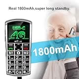 artfone A400 4G Cell Phone for Seniors丨Dumb Phone Unlocked with SOS Button丨2MP Camera丨2.4" LCD丨Super-Loud Speaker丨Speed Dial丨Basic Phone with 1800mAh Battery丨Charging Dock丨T-Mobile, Dual-Nano - Silver