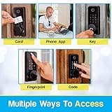 LOCKSTAR® Smart Door Lock • Keyless Entry Deadbolt Door Lock • Multiple Entry Methods – APP • Fingerprint Touch ID • Keypad Code • Card FOB • Traditional Key • Smart Home Devices