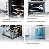 RANGAIRE RWOS301GS 30" Electric Single Wall Oven, 5.0 cu. Ft. Capacity AirFry True Convection, Self Cleaning, Easy Reach Racks, Glass Touch, Stainless Steel