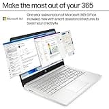 HP 2025 New Student Business Laptop, Intel N150 CPU(Beats N4120), 14 Inch LED Screen, 16GB RAM, 384GB Storage(128GB UFS+256GB MSD), Wi-Fi 6, Copilot AI, Office Pro Lifetime, Windows 11 Pro,w/Mouse