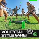 GoSports Slammo Game Set (Includes 3 Balls, Carrying Case and Rules) - Outdoor Lawn, Beach & Tailgating Roundnet Game for Kids, Teens & Adults