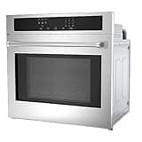 30 Inch Electric Wall Oven, Stainless Steel Single Built-In Oven with Convection Fan, Touch Control, 4.8 Cu.Ft Large Capacity, Self-Cleaning & Rotisserie, Double Glass Door