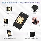 2025 Tablet 10 inch Android 15 Tablets 30GB RAM 128GB ROM 1TB Expand, 8000mAh Octa-Core Tablet with Drop-proof Case, Gemini AI, HD IPS Display, GPS, 5G WIFI, Split-screen, Widevine L1 -Metal Black