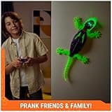 HEX BOTS Glow-in-The-Dark Gecko with Official Wall Climber Technology, Rechargeable Remote Control Robot Kids Toys, Prank Toys for Boys & Girls Ages 4 & Up