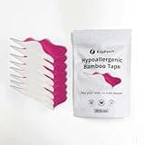 Lip-Shaped Beauty Patches – 30 Soft, Skin-Friendly, Hypoallergenic Cosmetic Accessories – Gentle Bamboo Adhesive Strips for Nightly Care