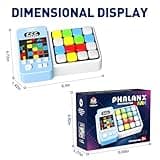 HDPERMNO Electronic Puzzle Game, Interactive Digital Travel Game for Kids 8-13, Pink and Blue Colors (Bright Blue)