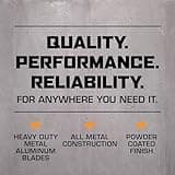 Hurricane Pro High-Velocity Oscillating Metal Stand Fan w/ 3-Speed Setting, 20" - Heavy-Duty Cooling Pedestal Unit w/ 4500 CFM, Adjustable Tilt & Height for Home, Garage, Gym & Workshop