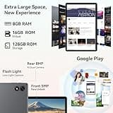 Tablet 11 inch Android 15 Tablets, 24GB RAM + 128 Storage(Expandable up to 2TB), Android Tablet with Case, Octa-Core, IPS HD Display, 13 MP Dual Camera, 8000mAh, 5GWiFi, GPS, Bluetooth 5.0 (Black)