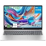 HP 15.6" Laptop Computer for College Student Home Study, Intel Processor (Beat i3-1115G4), 16GB DDR4 RAM, 256GB PCIe SSD, FHD, WiFi 6E, BT 5.3, Type-C, HDMI, Webcam, Numeric Keypad, Windows 11 Pro